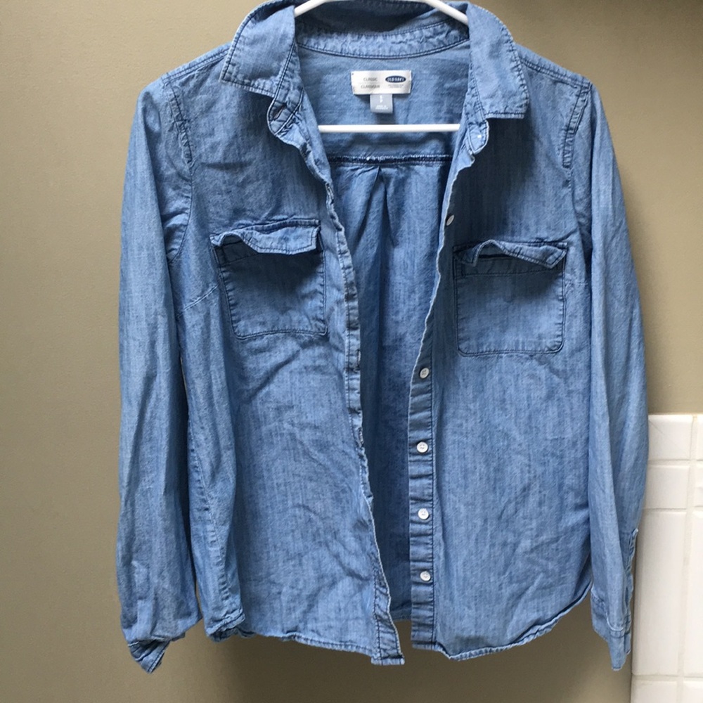 Chambray button up shirt